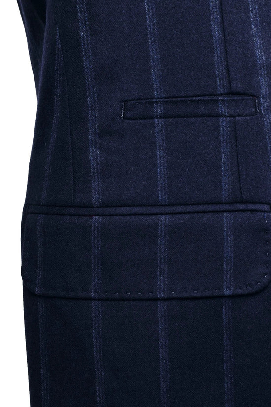 Brunello Cucinelli Blauer Wollblazer by Brunello Cucinelli