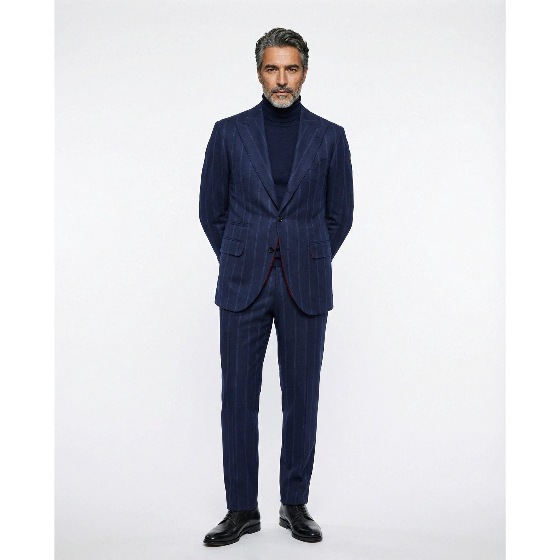 Brunello Cucinelli Blauer Wollblazer by Brunello Cucinelli