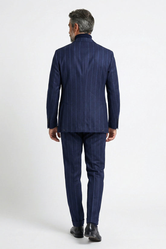 Brunello Cucinelli Blauer Wollblazer by Brunello Cucinelli