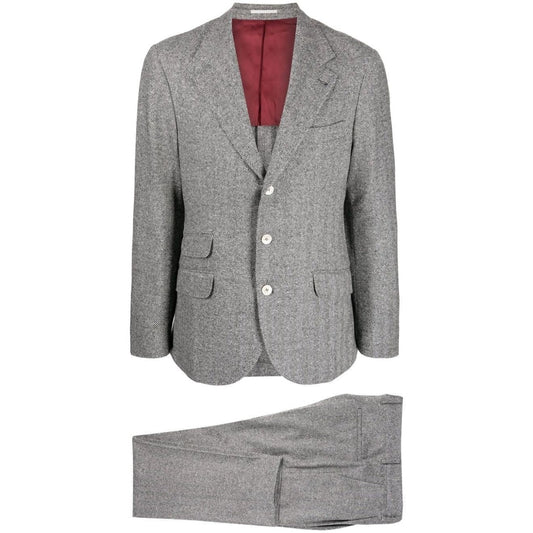 Brunello Cucinelli Cucinelli Grauer Woll-Zweiteiler by Brunello Cucinelli Cucinelli