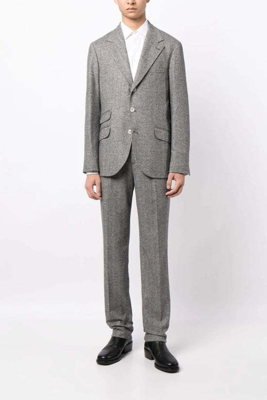 Brunello Cucinelli Grauer Woll-Zweiteiler by Brunello Cucinelli