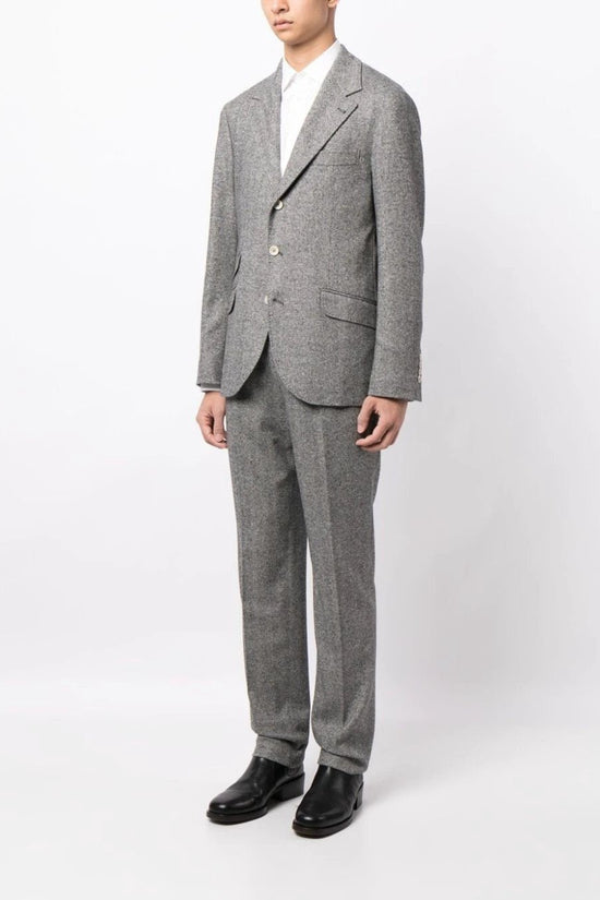 Brunello Cucinelli Grauer Woll-Zweiteiler by Brunello Cucinelli
