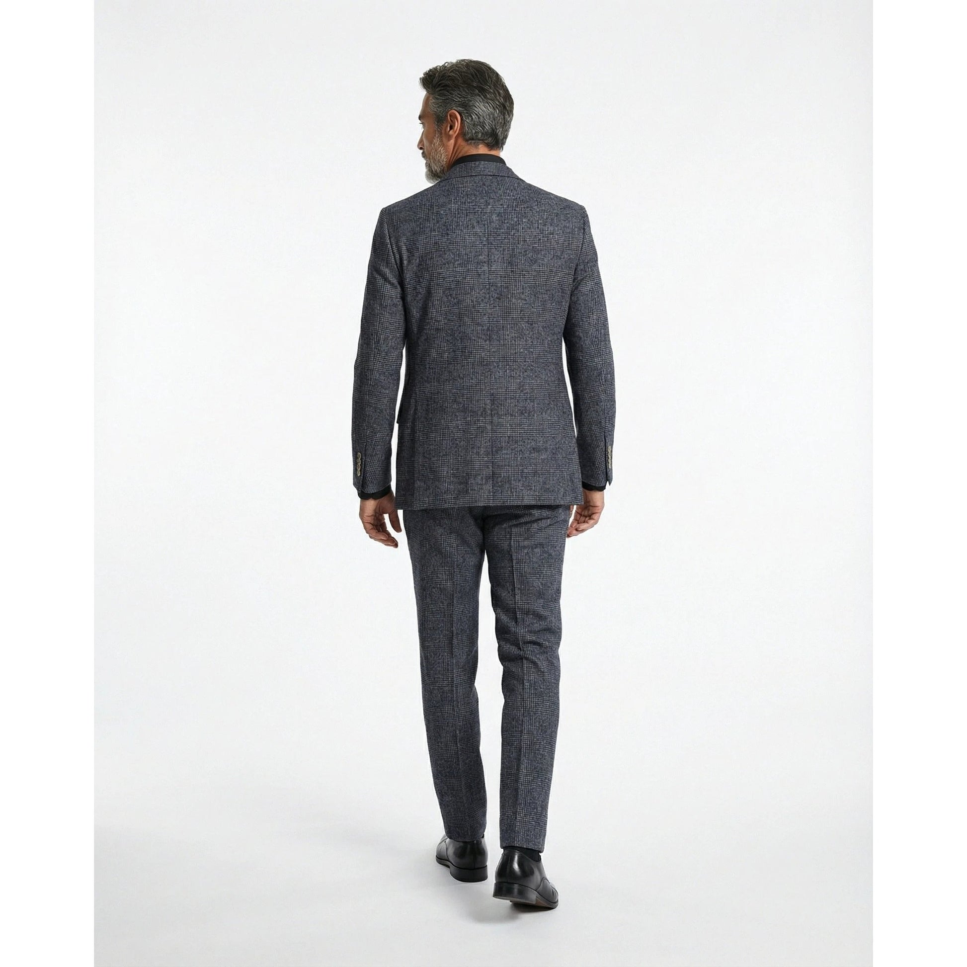 Brunello Cucinelli Blauer Lederblazer by Brunello Cucinelli