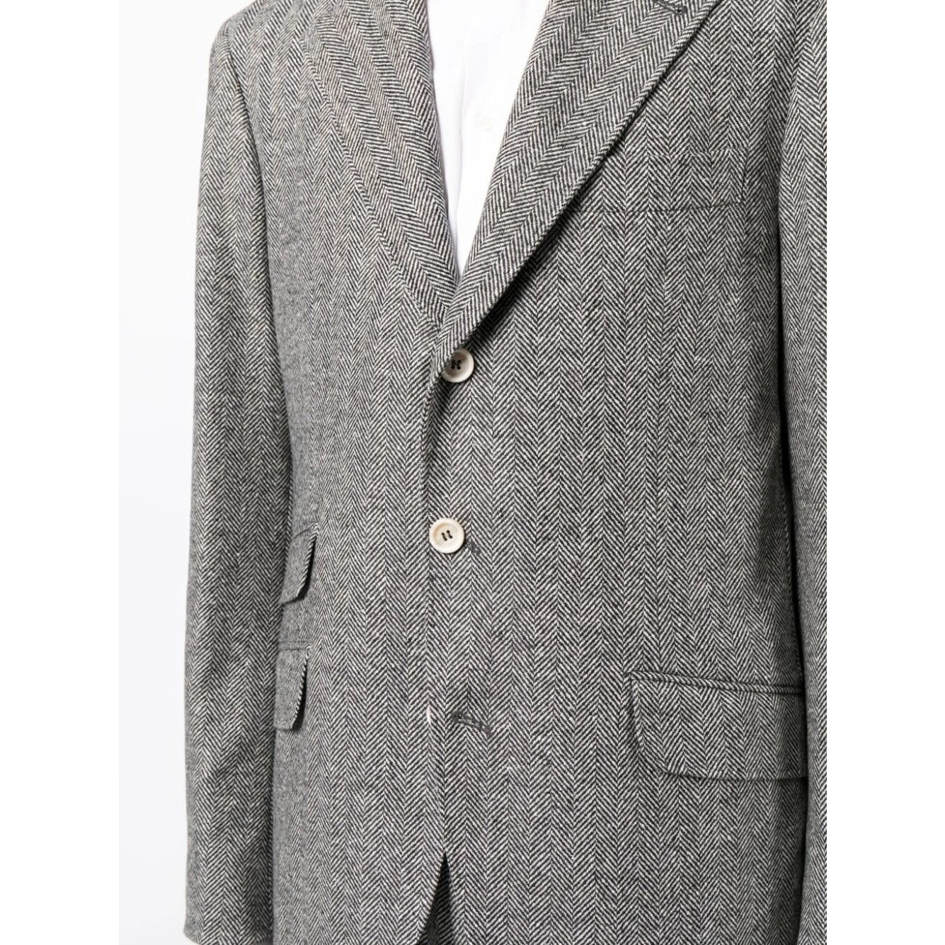 Brunello Cucinelli Grauer Woll-Zweiteiler by Brunello Cucinelli