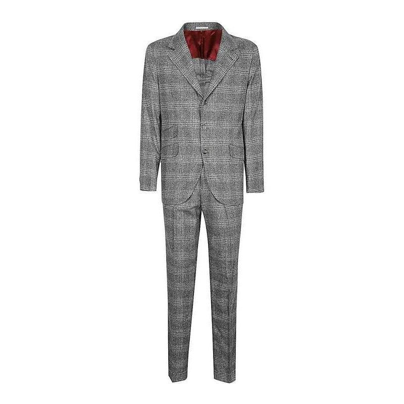 Brunello Cucinelli Cucinelli Grauer Seiden-Zweiteiler by Brunello Cucinelli Cucinelli