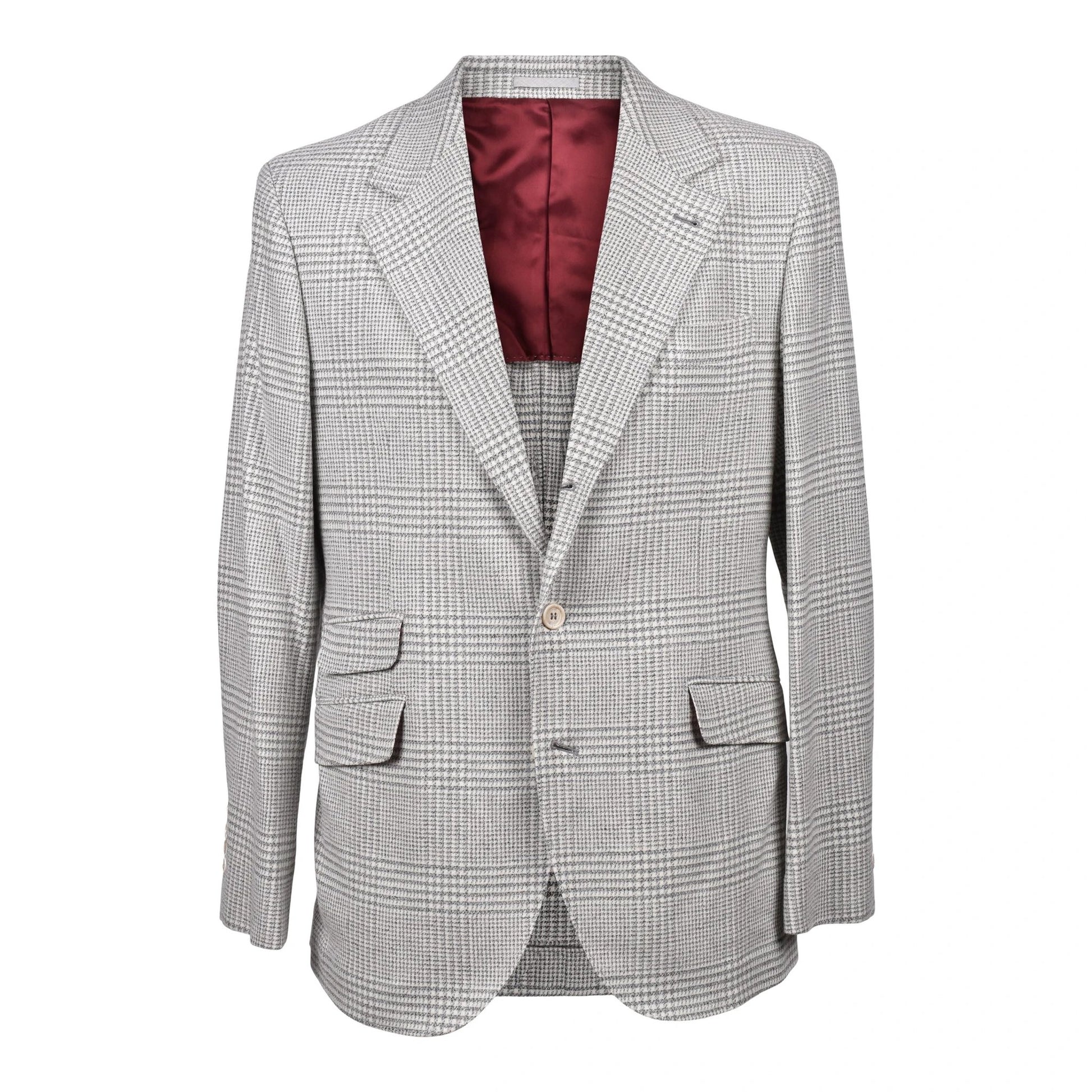 Brunello Cucinelli Cucinelli Perlmuttfarbener Wollblazer by Brunello Cucinelli Cucinelli