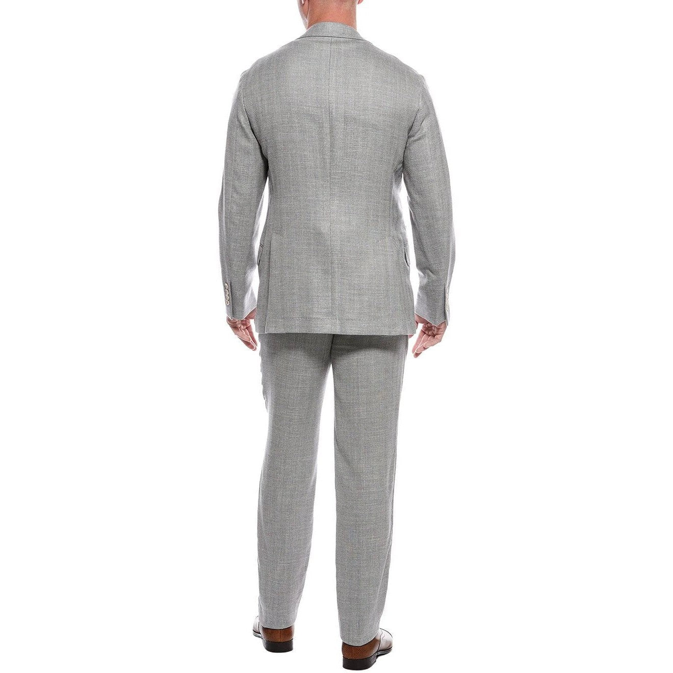 Brunello Cucinelli Grauer Woll-Zweiteiler by Brunello Cucinelli