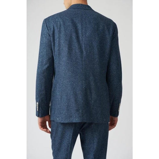 Brunello Cucinelli Zweiteiliger Anzug aus blauer Seide by Brunello Cucinelli