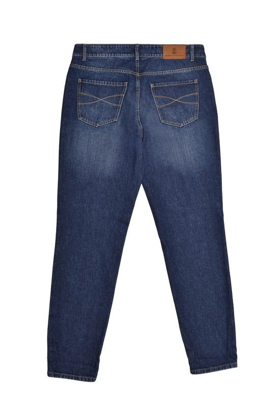 Brunello Cucinelli Blaue Baumwolljeans Denim by Brunello Cucinelli