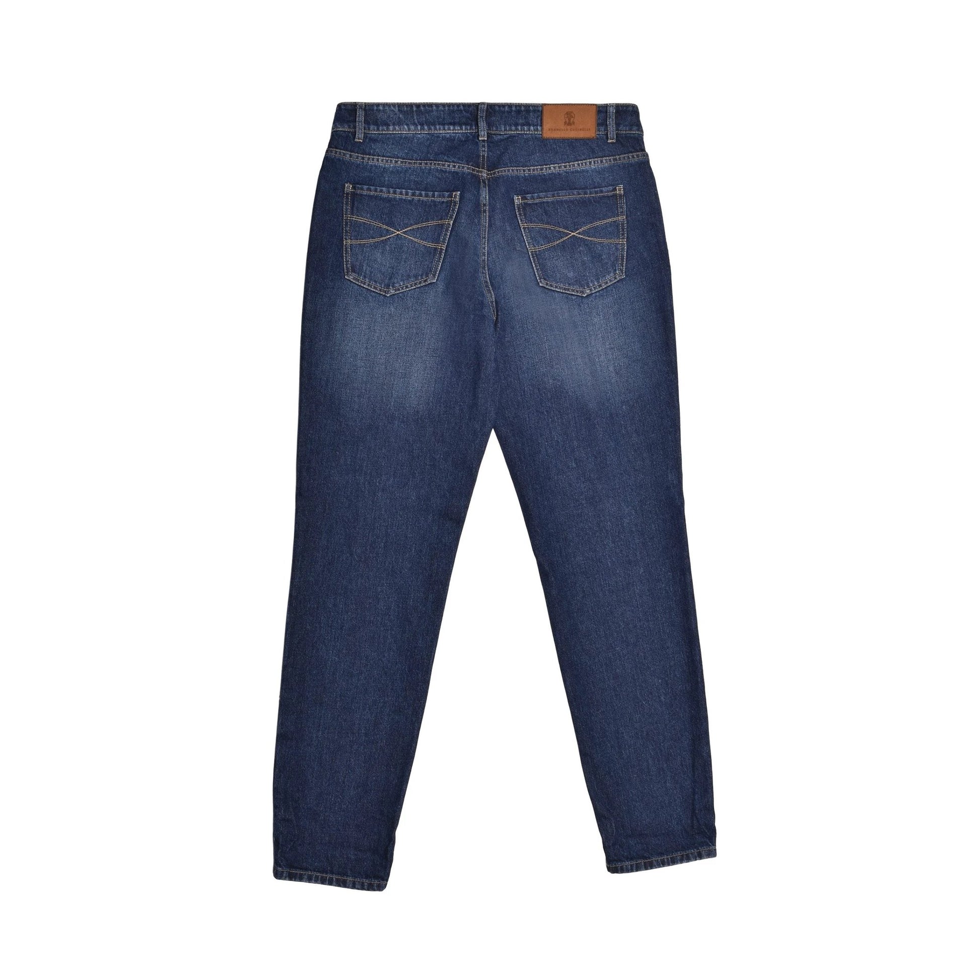 Brunello Cucinelli Blaue Baumwolljeans Denim by Brunello Cucinelli