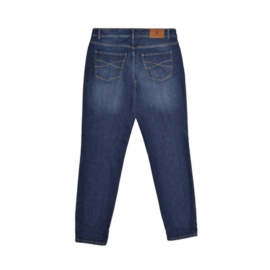 Brunello Cucinelli Blaue Baumwolljeans Denim by Brunello Cucinelli
