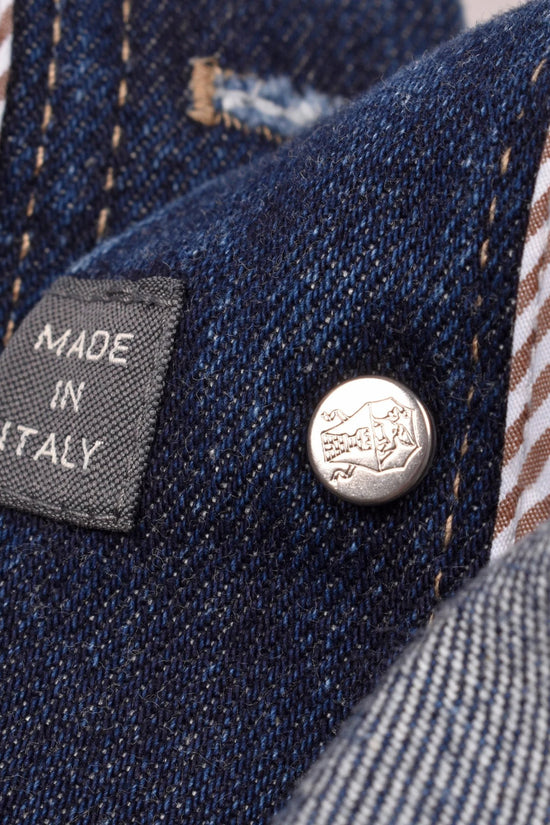 Brunello Cucinelli Blaue Baumwolljeans Denim by Brunello Cucinelli