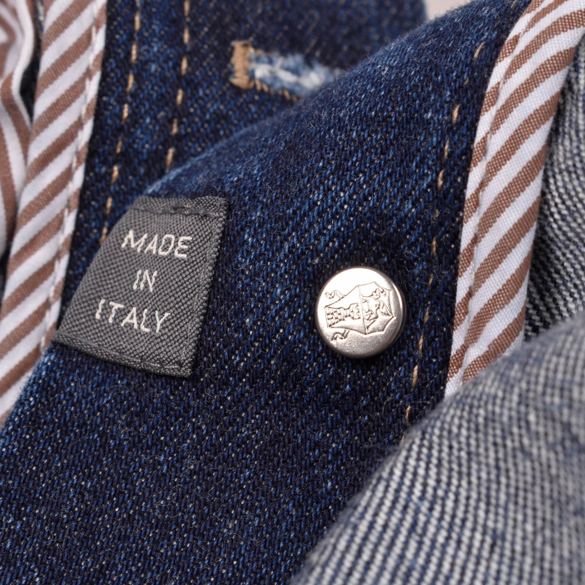 Brunello Cucinelli Blaue Baumwolljeans Denim by Brunello Cucinelli
