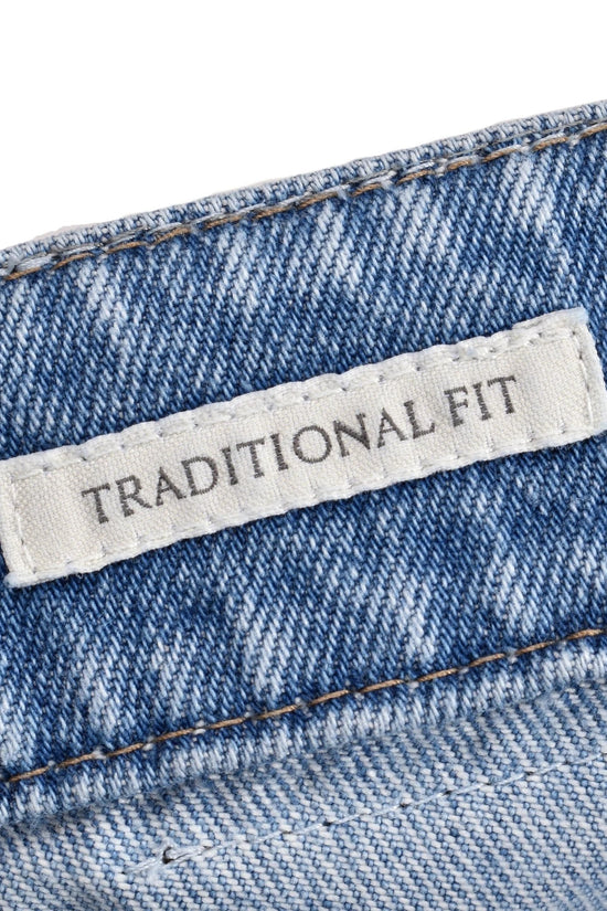 Brunello Cucinelli Blaue Baumwoll-Jeans im geraden Schnitt by Brunello Cucinelli