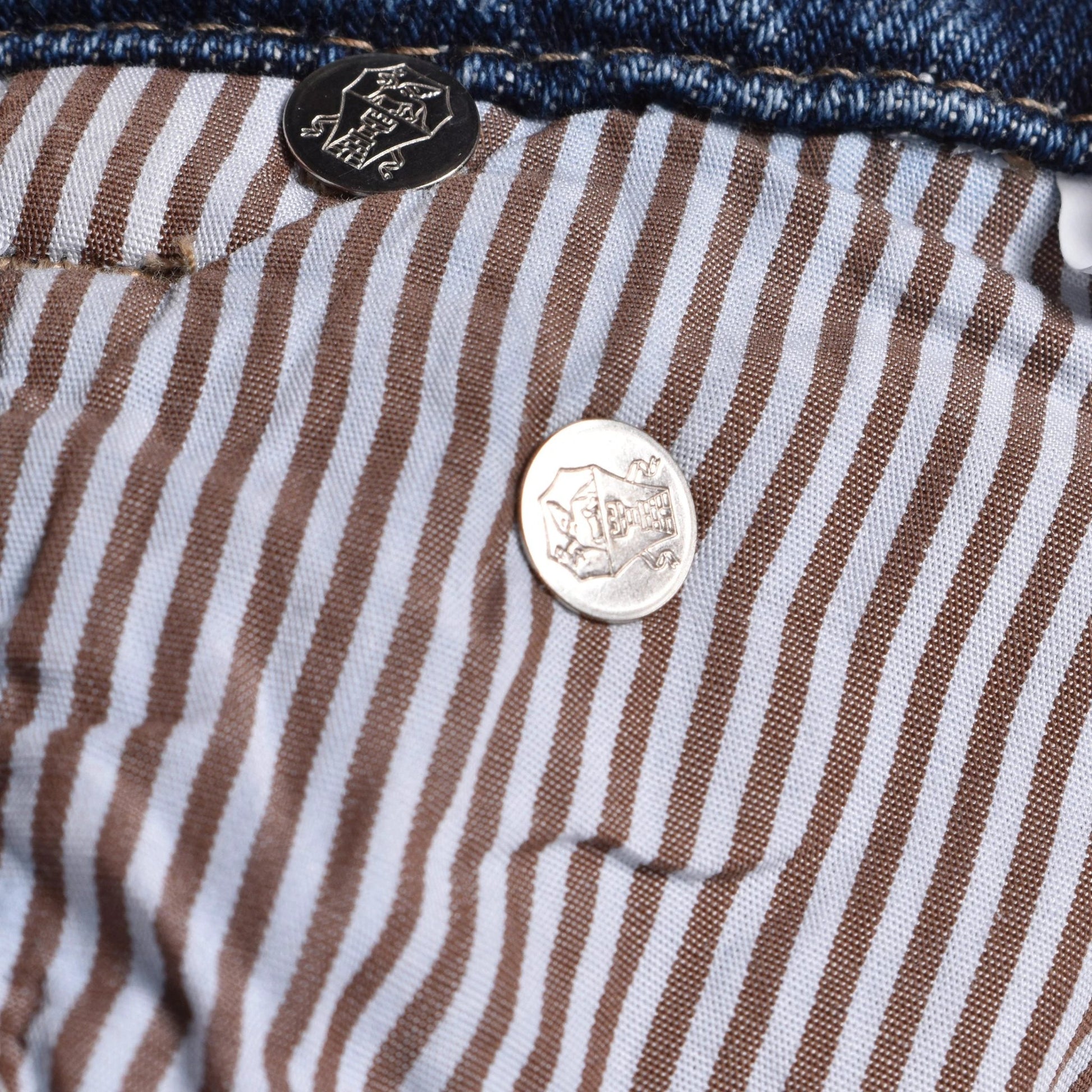 Brunello Cucinelli Blaue Jeans im geraden Schnitt aus Baumwolle by Brunello Cucinelli