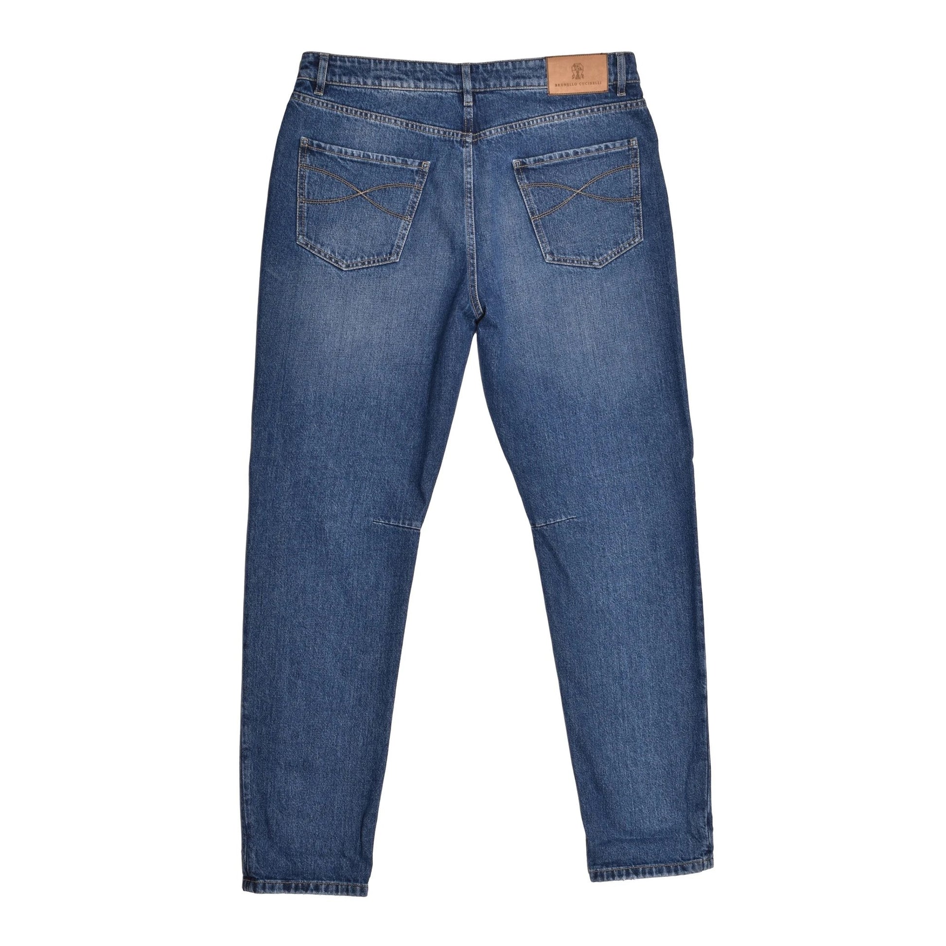 Brunello Cucinelli Blaue Baumwolljeans Denim by Brunello Cucinelli