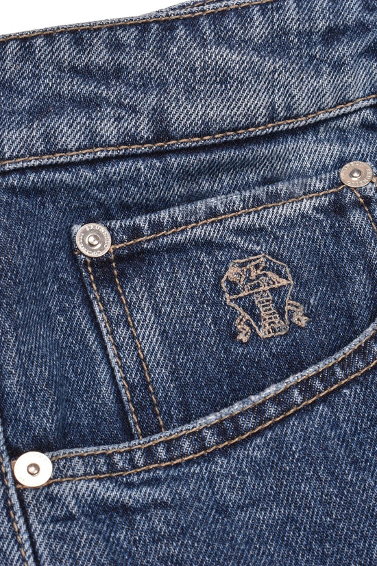 Brunello Cucinelli Blaue Baumwolljeans Denim by Brunello Cucinelli