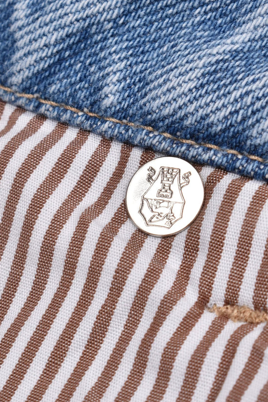 Brunello Cucinelli Blaue Baumwolljeans Denim by Brunello Cucinelli