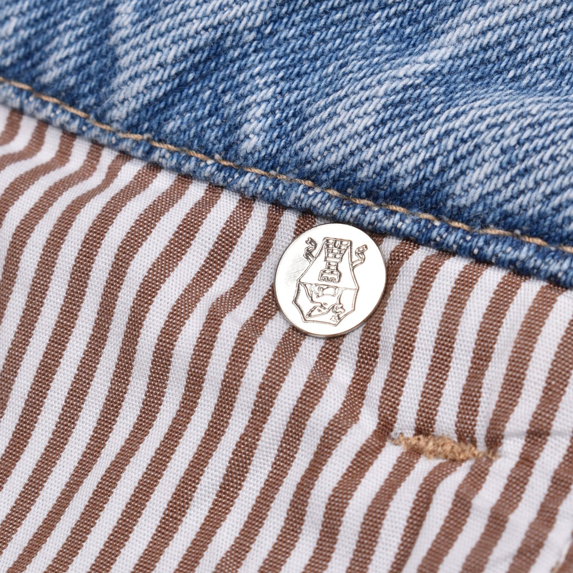 Brunello Cucinelli Blaue Baumwolljeans Denim by Brunello Cucinelli