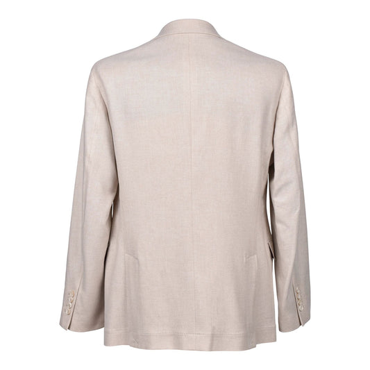 Brunello Cucinelli Beige Wollblazer by Brunello Cucinelli