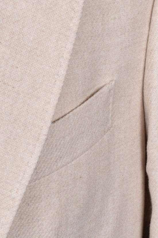 Brunello Cucinelli Beige Wollblazer by Brunello Cucinelli