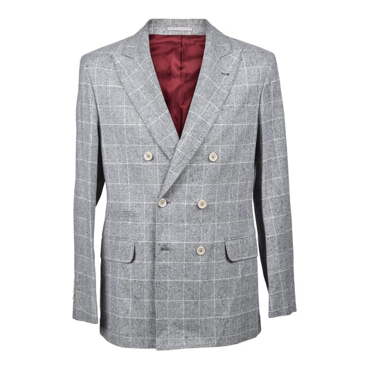 Brunello Cucinelli Cucinelli Grauer Seidenblazer by Brunello Cucinelli Cucinelli