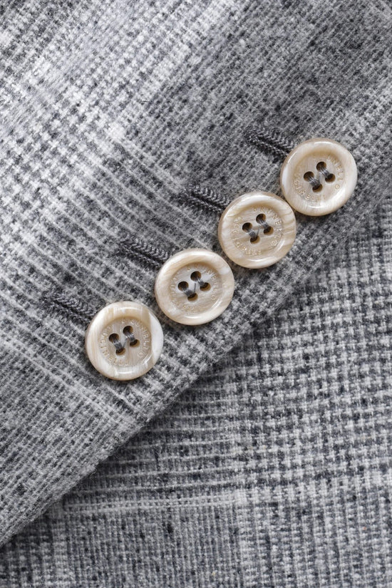 Brunello Cucinelli Grauer Seidenblazer by Brunello Cucinelli