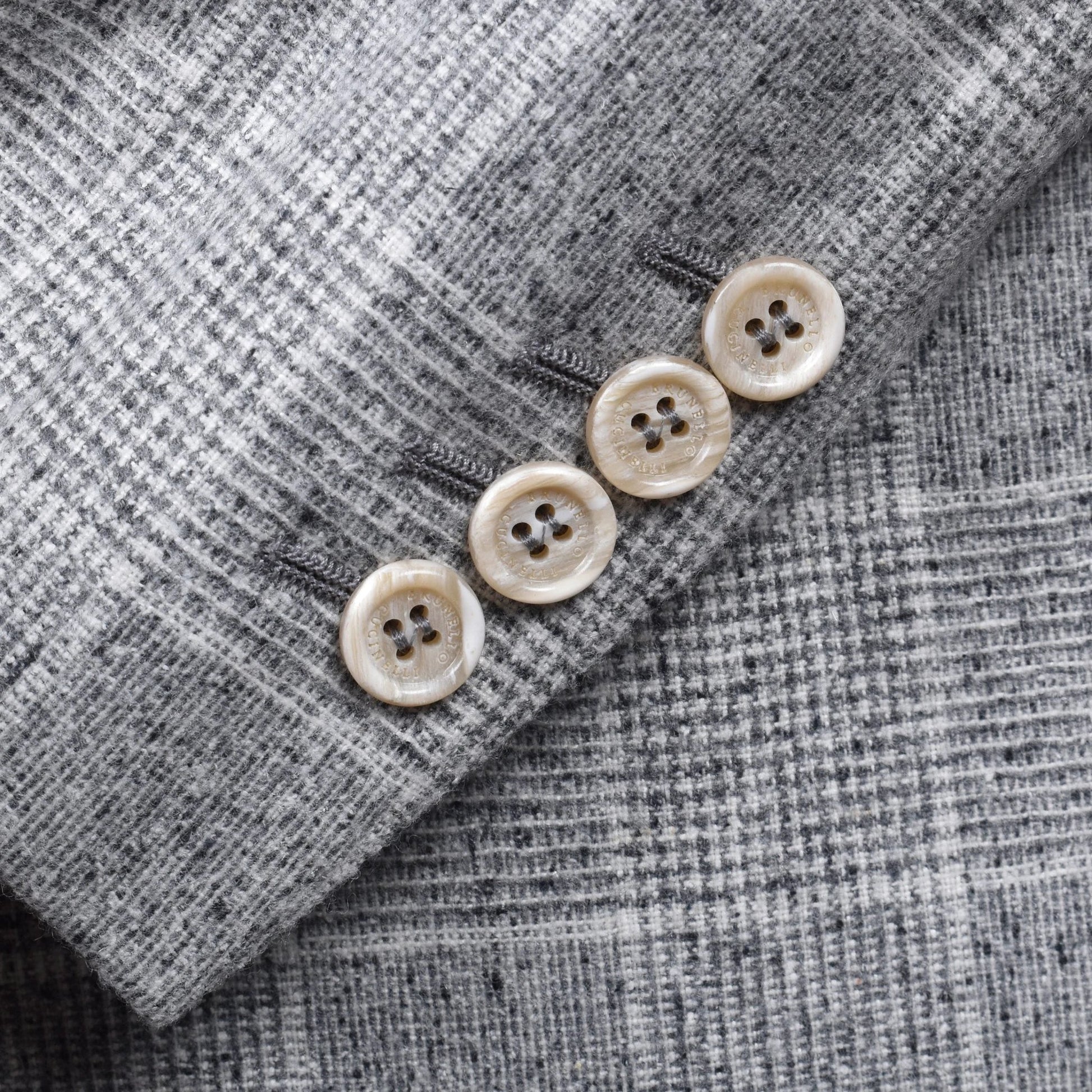Brunello Cucinelli Grauer Seidenblazer by Brunello Cucinelli