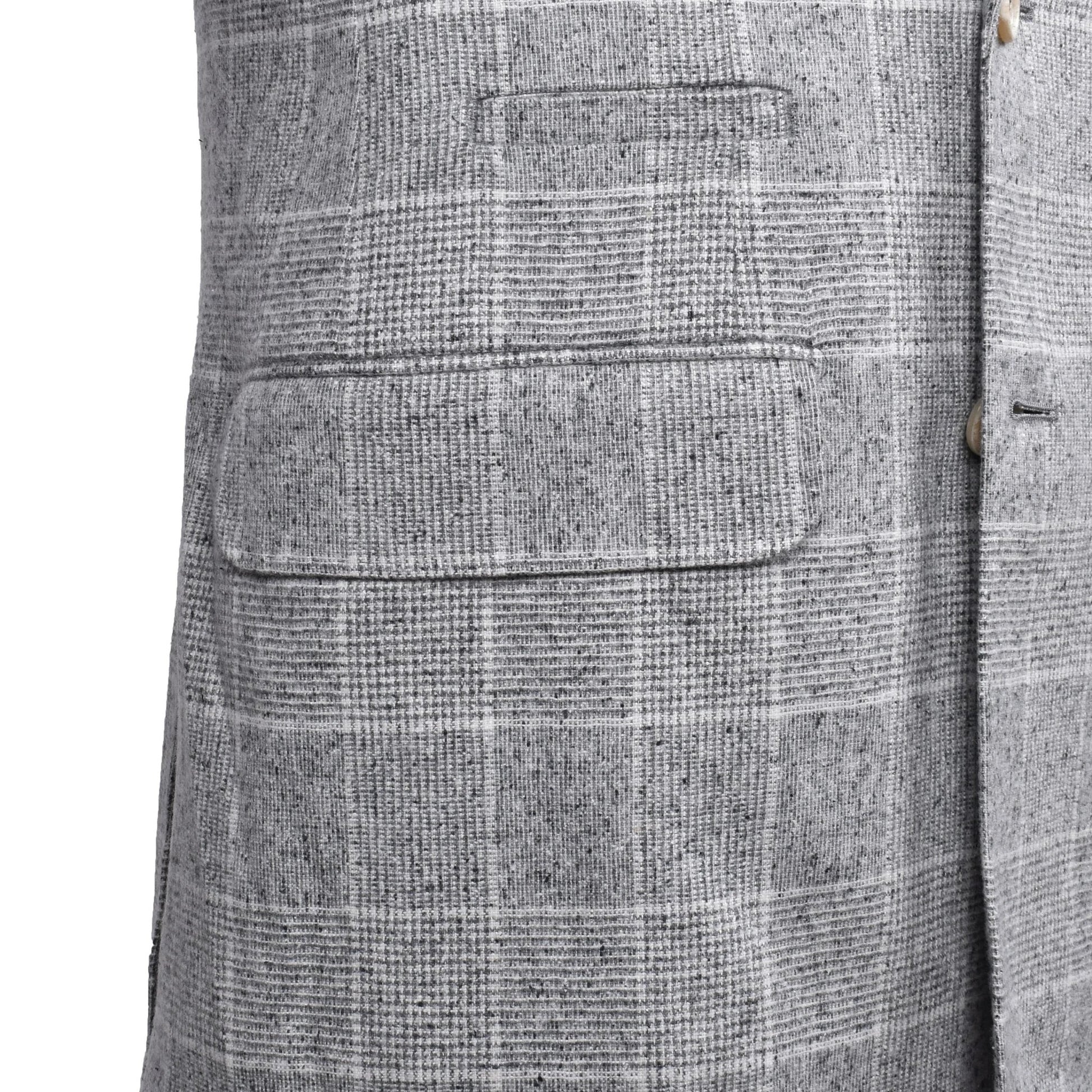 Brunello Cucinelli Grauer Seidenblazer by Brunello Cucinelli