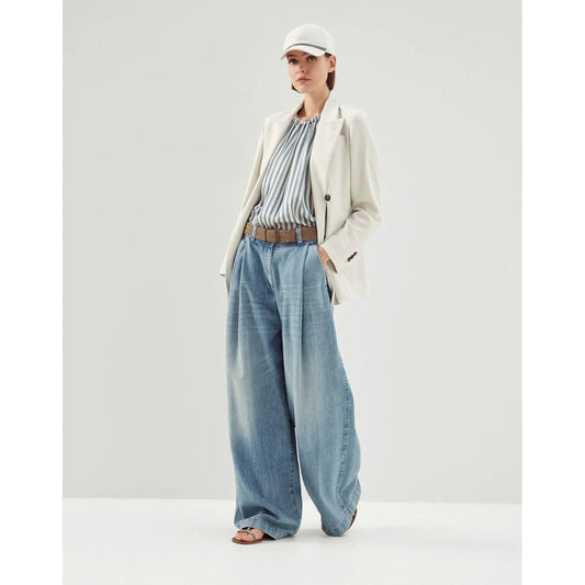 Brunello Cucinelli Top Blau | ELORÉ by Brunello Cucinelli
