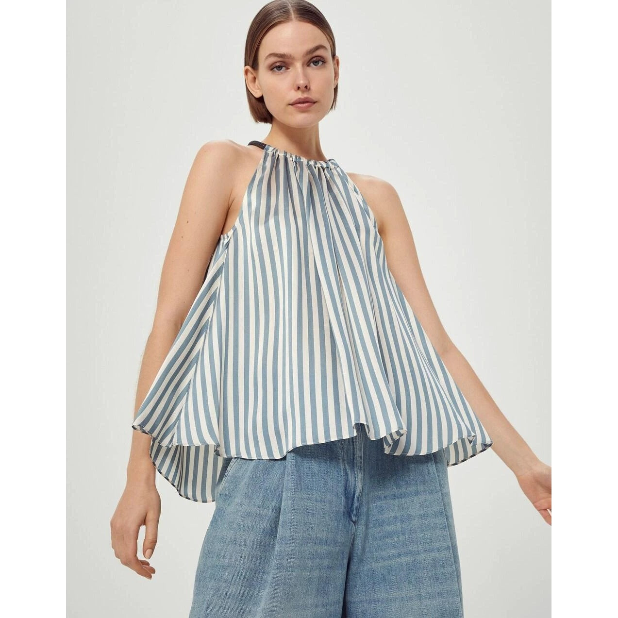 Brunello Cucinelli Top Blau | ELORÉ by Brunello Cucinelli