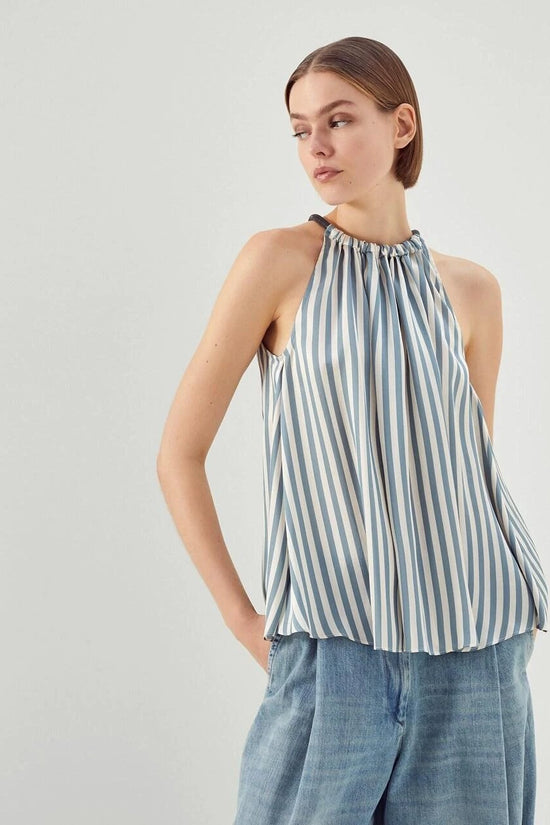 Brunello Cucinelli Top Blau | ELORÉ by Brunello Cucinelli
