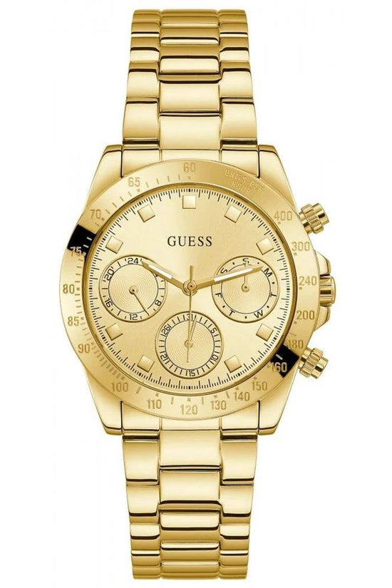 Guess Gold Stainless Steel Dress Watch by Guess