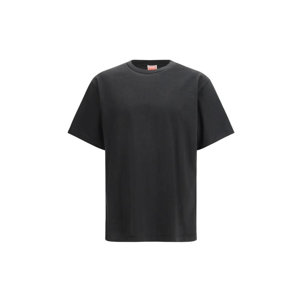 Kenzo Schwarzes Baumwoll-T-Shirt by Kenzo