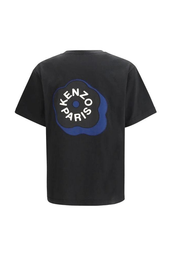 Kenzo Schwarzes Baumwoll-T-Shirt by Kenzo