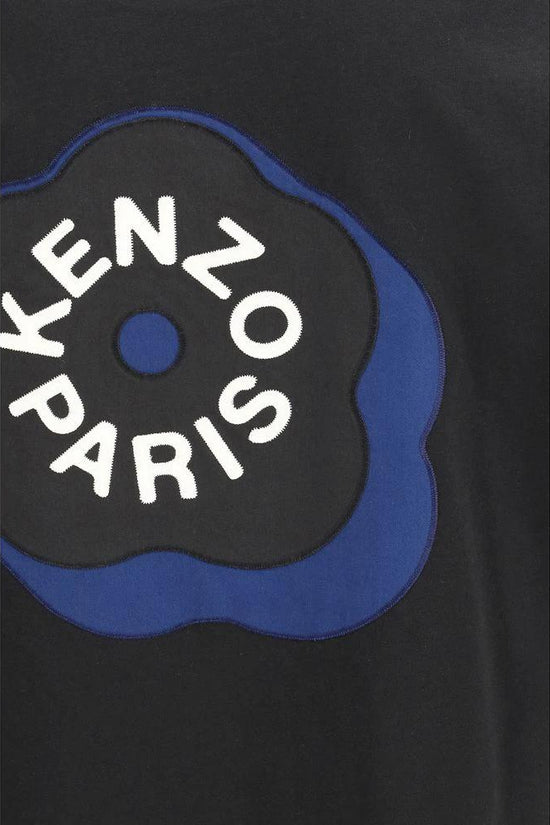 Kenzo Schwarzes Baumwoll-T-Shirt by Kenzo