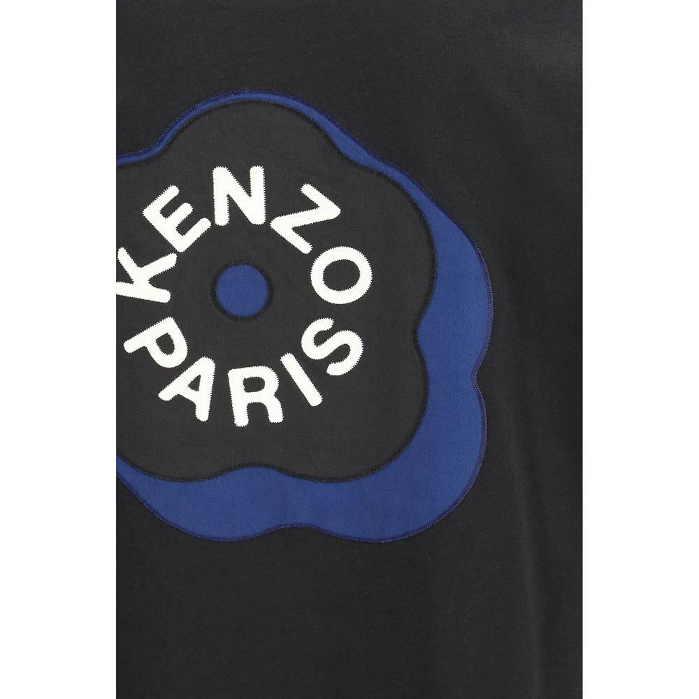 Kenzo Schwarzes Baumwoll-T-Shirt by Kenzo