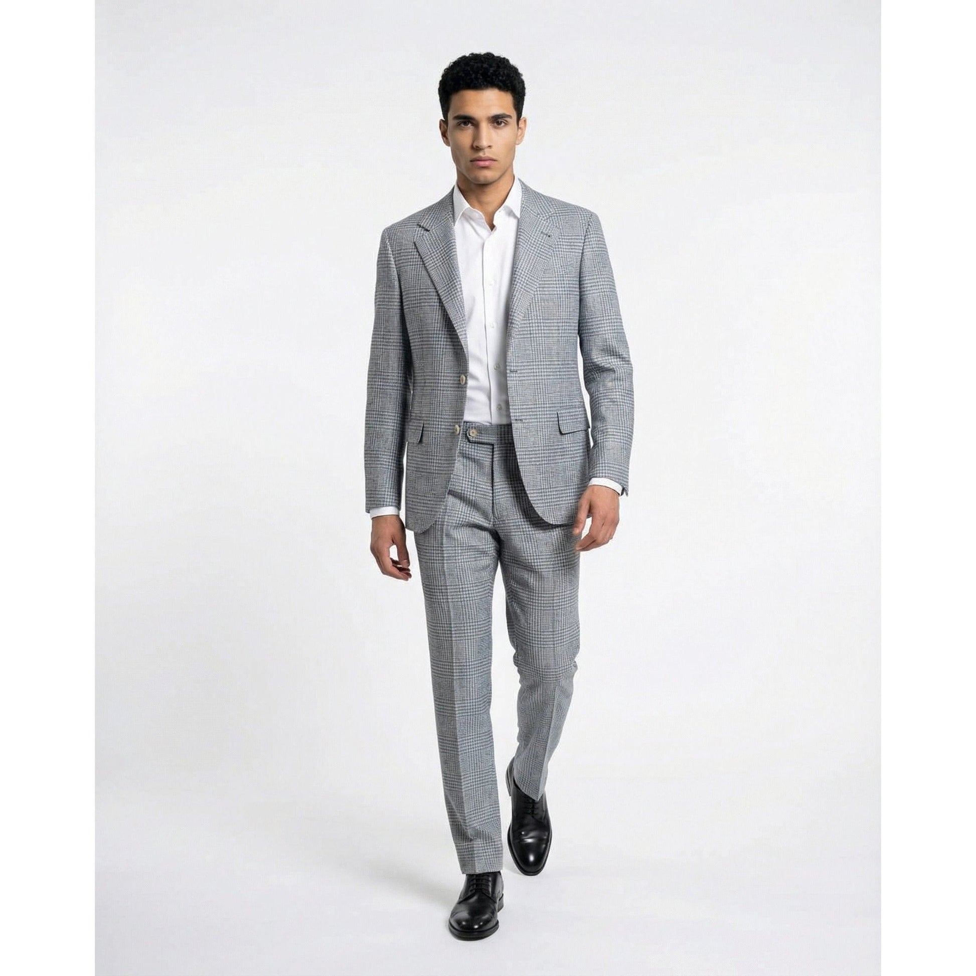Brunello Cucinelli Cucinelli Hellblauer Woll-Zweiteiler by Brunello Cucinelli Cucinelli