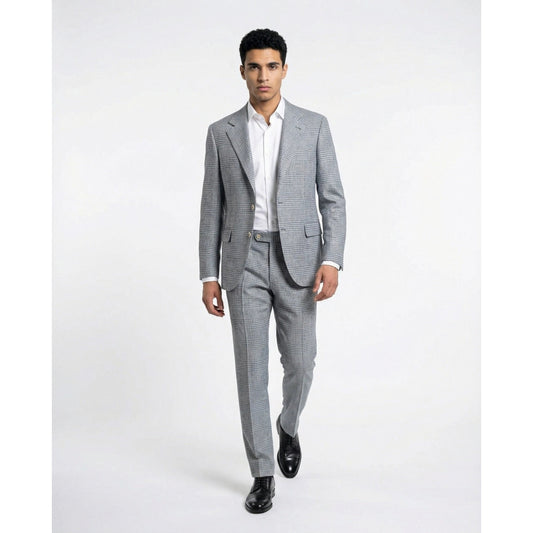 Brunello Cucinelli Cucinelli Hellblauer Woll-Zweiteiler by Brunello Cucinelli Cucinelli