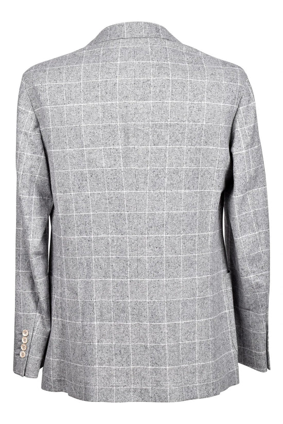 Brunello Cucinelli Grauer Seidenblazer by Brunello Cucinelli
