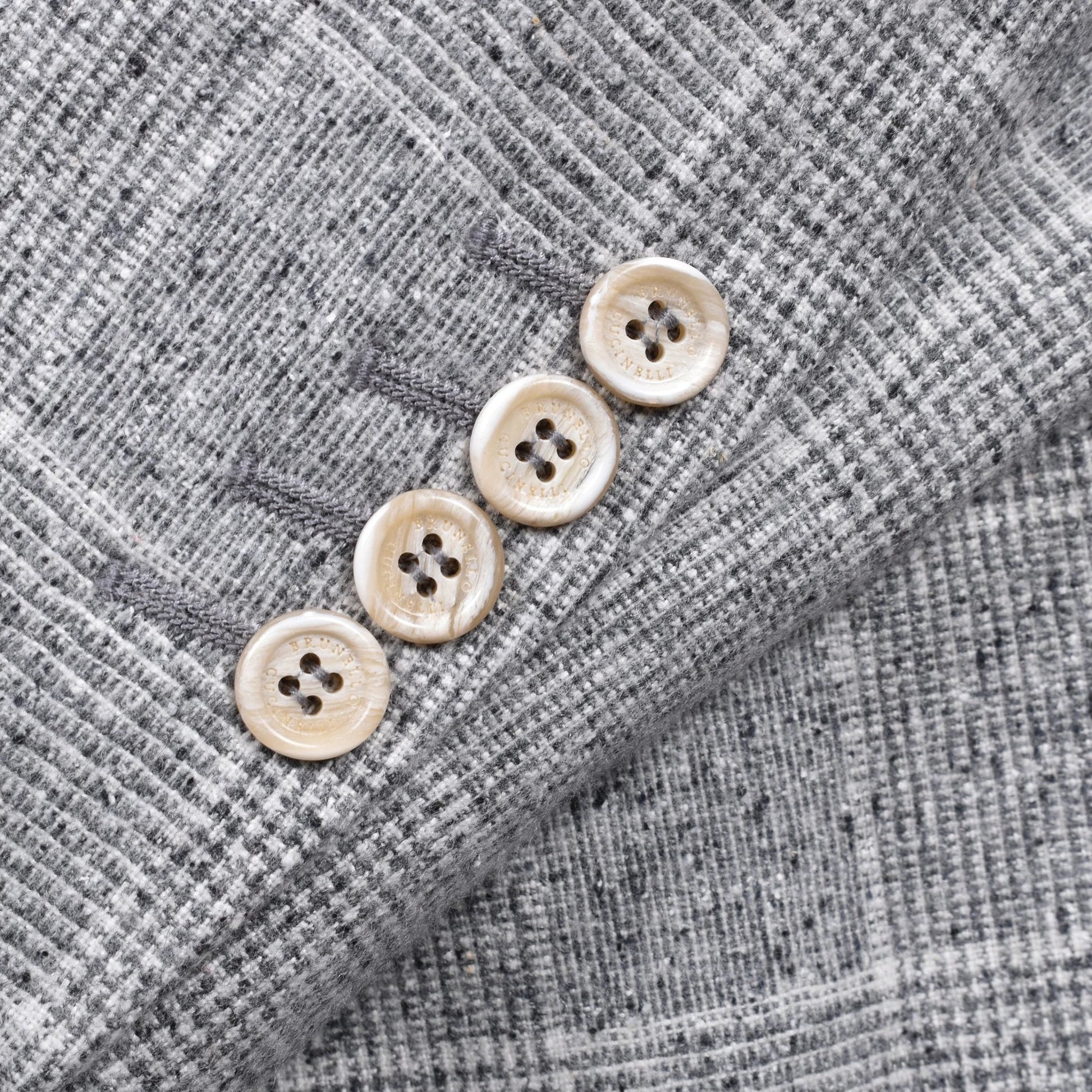 Brunello Cucinelli Grauer Seidenblazer by Brunello Cucinelli