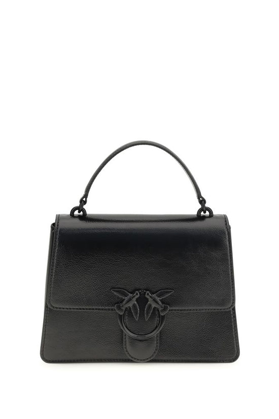 PINKO Schwarze Lammleder Handtasche Ovis Aries Aries by PINKO