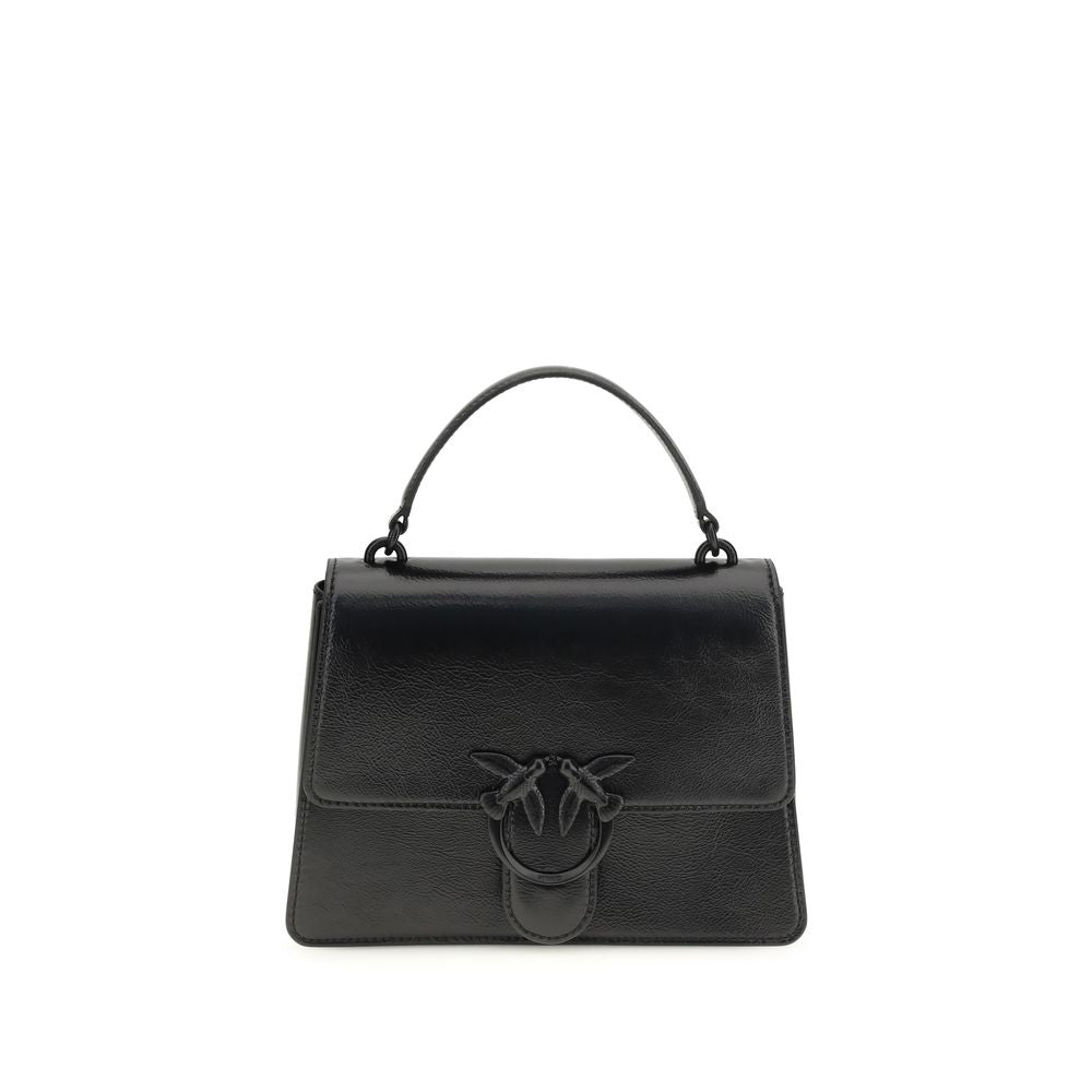 PINKO Schwarze Lammleder Handtasche Ovis Aries Aries by PINKO