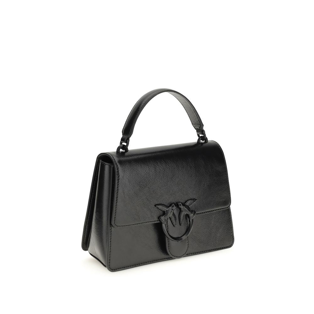 PINKO Schwarze Lammleder Handtasche Ovis Aries Aries by PINKO