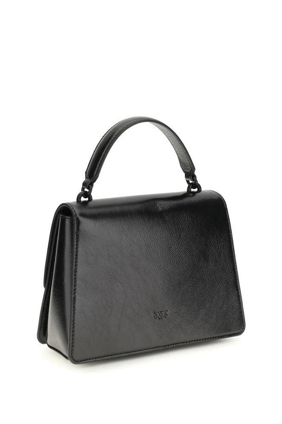 PINKO Schwarze Lammleder Handtasche Ovis Aries Aries by PINKO