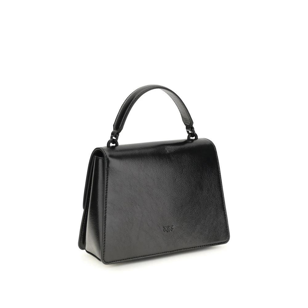 PINKO Schwarze Lammleder Handtasche Ovis Aries Aries by PINKO