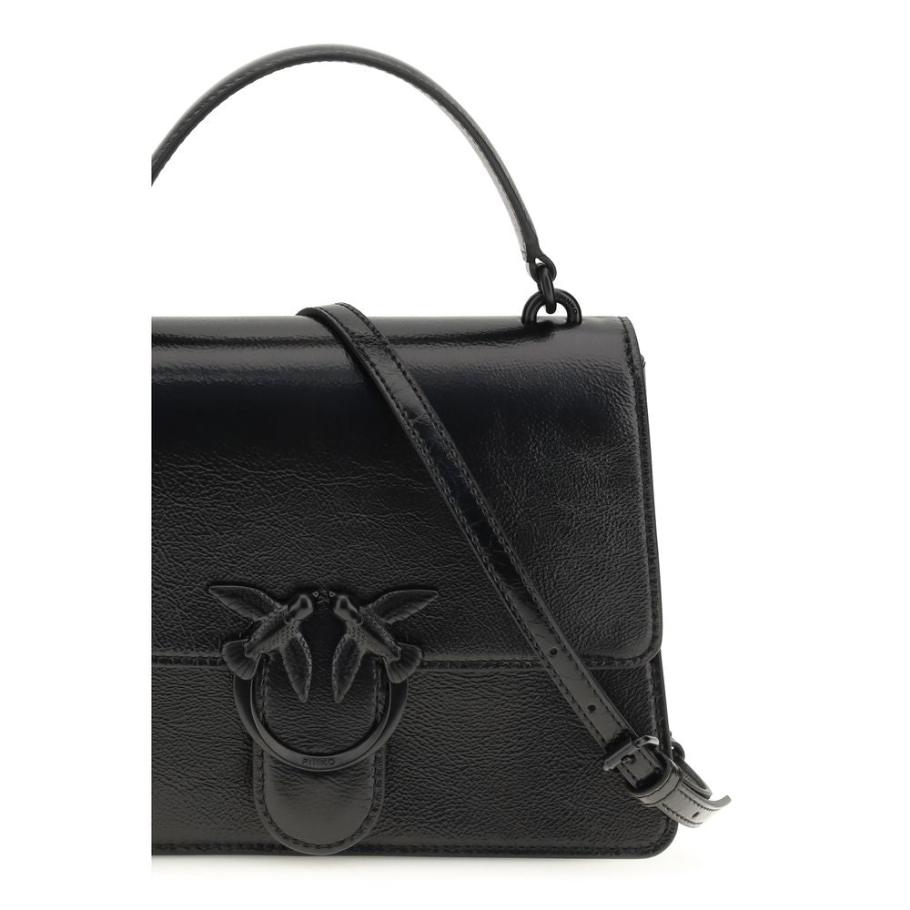 PINKO Schwarze Lammleder Handtasche Ovis Aries Aries by PINKO