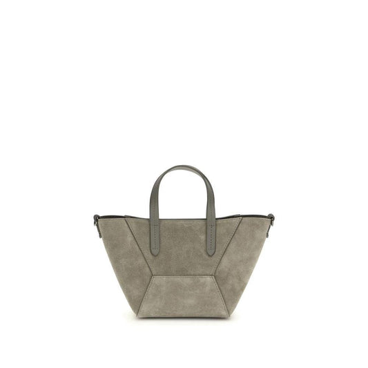 Brunello Cucinelli Cucinelli Braune Kalbsleder Bos Taurus Schultertasche by Brunello Cucinelli Cucinelli