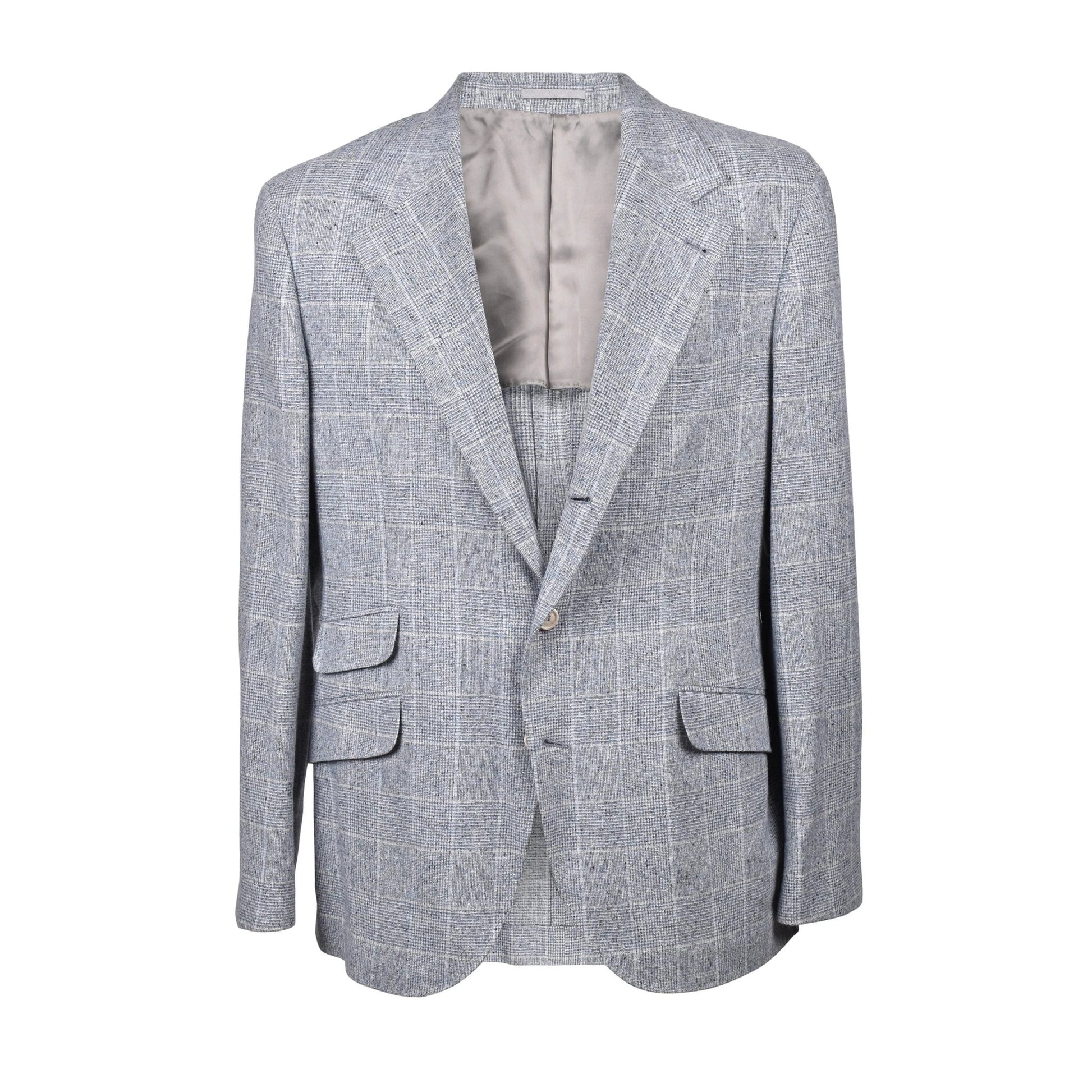 Brunello Cucinelli Cucinelli Blauer Seidenblazer by Brunello Cucinelli Cucinelli