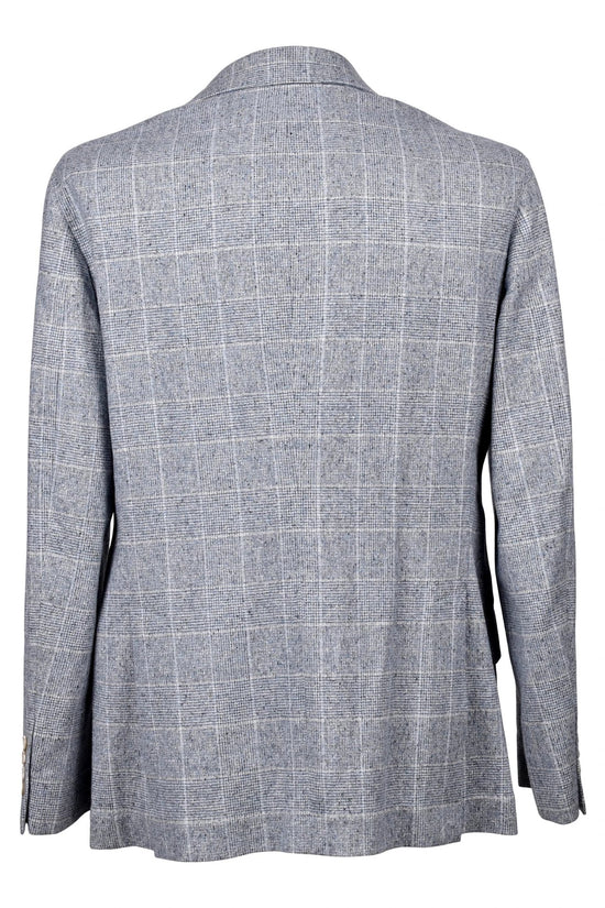 Brunello Cucinelli Blauer Seidenblazer by Brunello Cucinelli